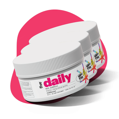 daily buzz 5mg thc gummies