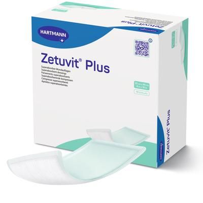 Zetuvit Plus Super Absorbent Dressing Without Adhesive 8 X 16 Inch Rectangle (1161232_EA)