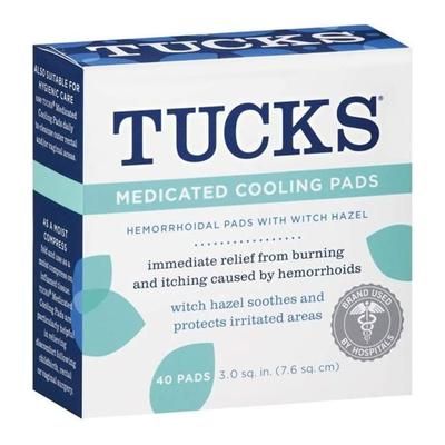 Tucks Hemorrhoid Relief Pad 40 per Box (1161031_BX)