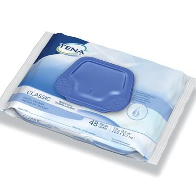 TENA ProSkin Classic Personal Cleansing Wipe Soft Pack Scented 48 Count (931644_CS)