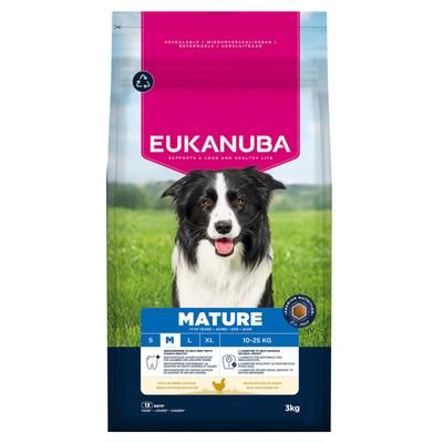 2x3kg Chicken Medium Breed Mature Premium Nutrition Eukanuba Dry Dog Food
