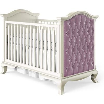 Romina Furniture Cleopatra Classic Crib (Tufted Sides)