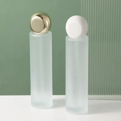 100ml Pump Bottle Glass Spray Bottle DIY Essential Oil Mist Sprayer Container Cream Lotion Bottle Travel Refillable