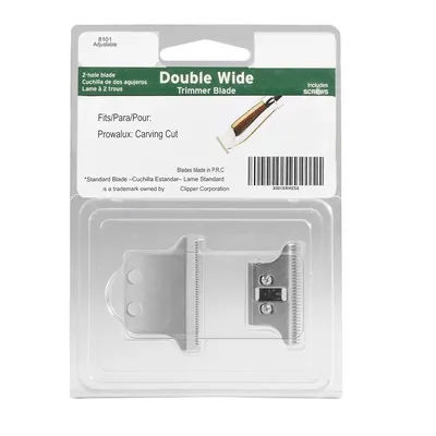 Professional Double Wide Adjustable Blade For Wahl 5 Star Wide Detailer Hair Trimmers ，blade can be zero gapped adjust