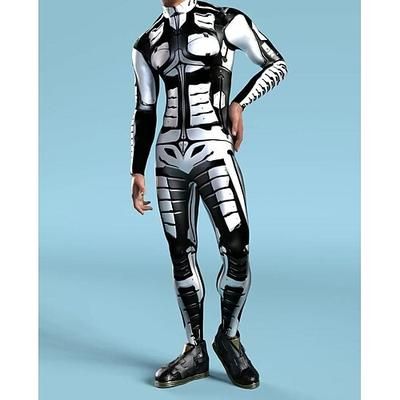 Costume di Carnevale Tuta Intera Costumi zentai con motivi Costume Cosplay Body Stampa Costume Sexy Halloween Per uomo Per donna Costume per Feste Performance Mascherata Adulti