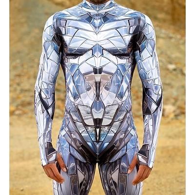 Costume di Carnevale Tuta Intera Costumi zentai con motivi Costume Cosplay Body Stampa Costume Sexy Halloween Per uomo Per donna Ragazzi Costume per Feste Performance Mascherata Bambini Adulti