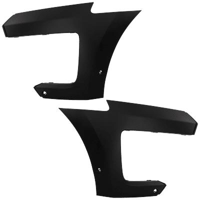 JC Whitney Bumper End Plastic Primed, Front, Driver & Passenger Side, 1-year unlimited-mileage warranty SET-RF01110049