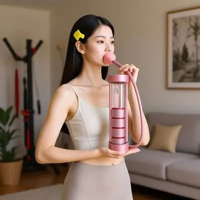 1Set Deep Breathing Dumbbel Breathing Exercise Device Abdominal Muscle Trainer For Women Men Adult Lung Capacity Training Device