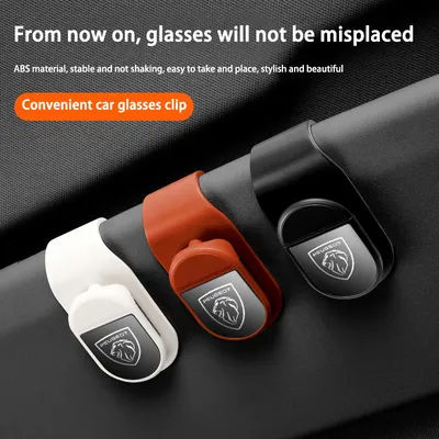 Auto Parasole Clip Occhiali Clip Staffa Strumento Per Il Nuovo Peugeot 206 208 207 3008 308 2008 107 508 607 106 406 407 307 301 408 5008