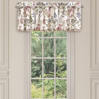Rosewood Window Straight Valance by Royal Court in Rose (Size ONE SIZE)