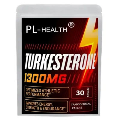 Turkesterone Transdermal Patches Ultra High Strength For Athletic Performance & Muscle Mass 30 Patches One Month Supply