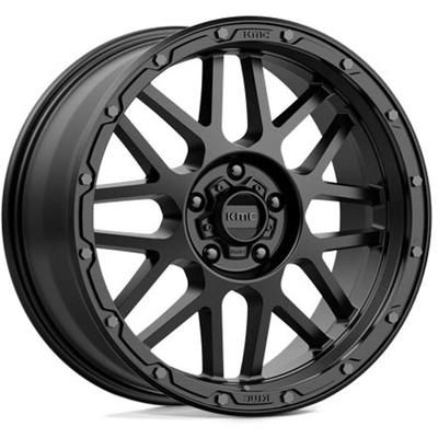 KMC Wheel Aluminum Matte Black, Lifetime limited warranty KM53529085718