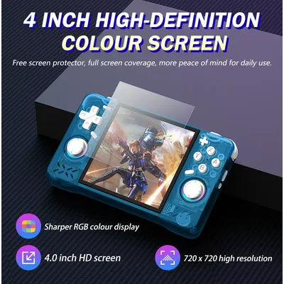 Open Source XF40H Retro Handheld Game Console With Vibration Motor 4.0‘’ IPS Screen 4000mAh WiFi Online Retro Arcade Gaming