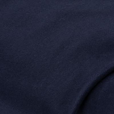 Tissu polaire de coton, bleu foncé
