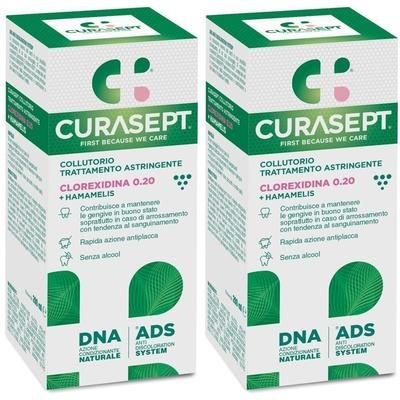 Curasept Collutorio Trattamento Astringente Set da 2 2x200 ml