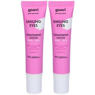 Goovi Smiling Eyes Contorno Occhi Idrata + Leviga Set da 2 2x1 pz Crem