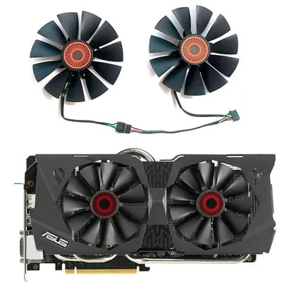 95MM FD10015H12S 0.55A 5Pin GTX980 980Ti Cooler Fan For ASUS STRIX GTX 970 980 780 TI R9 380 Graphics Video Card Cooling Fan