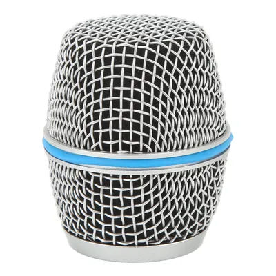 Microphone Ball Head Mesh Grill Inner Foam Filter Stainless Steel Grille Mic Ball Head Replacement for Beta87A new