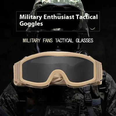 Lunettes tactiques de qualité militaire – Lunettes de tir coupe-vent et balistiques pour airsoft et combat en plein air