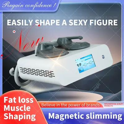 Portable Ems 15Tesla Body Slimming Machine 2/3/4/5 Handles Build Muscle Profesional Emsone NEO 6500W