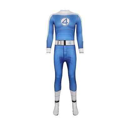 Settimana del libro 2026 I fantastici quattro: supereroe Mister Fantastic costume di gruppo tuta body costume di carnevale travestimento film cosplay per ragazzi ragazze bambini carnevale spettacolo festa Comic Con
