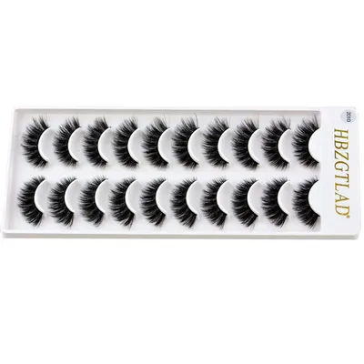 New 10 pairs natural false eyelashes fake lashes long makeup 3d mink eyelashes eyelash extension mink eyelashes for beauty