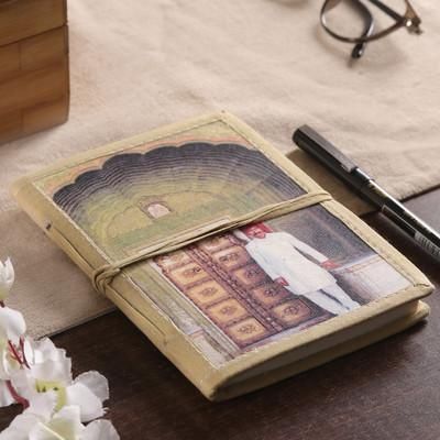 'Classic 48-Page Handmade Paper Journal Crafted in India'