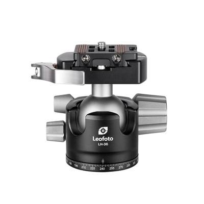 Leofoto LH-36LR Ball Head w/ LR-50 Lever Release Clamp Arca Black LH-36LR