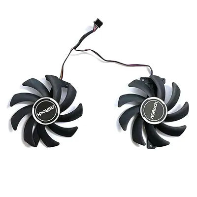 UKGF Brand new 85MM 4PIN PVA080E12R RX5600 CPU fan for ASROCK Radeon RX 5500 5600 XT Phantom gaming graphics card fan