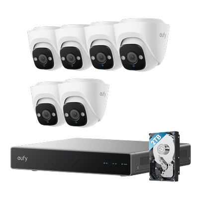 eufy PoE NVR CCTV Security System E41 (6 PoE Cam Kit)