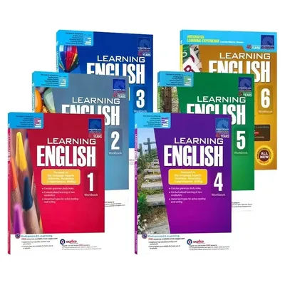 1 book Sap Education 1- 6 Grade Children Learn English Workbook Kids Homeschool Books Singapore Primary School Writing Book