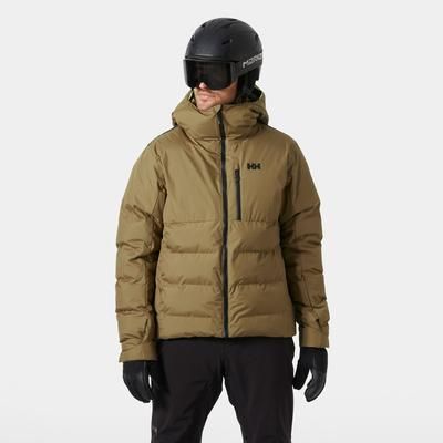 Helly Hansen Men's Kvitfjell Race Puffy Ski Jacket Brown M