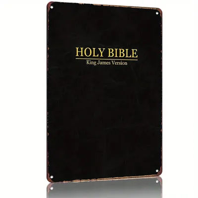 [Classic Bible] King Version Black Leather-like Bible | Classic Design for Home, Church, Office, or Gift - Christian Religious