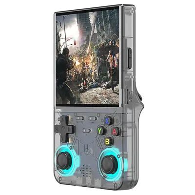 R36 Ultra Retro Handheld Game Console 3000mAh 4.0Inch IPS Screen Open Source Linux system 64G/128G Portable Video Game Player