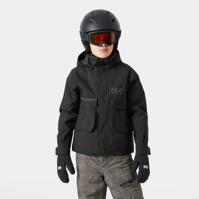 Helly Hansen Juniors' Powder LT Jacket Black 10