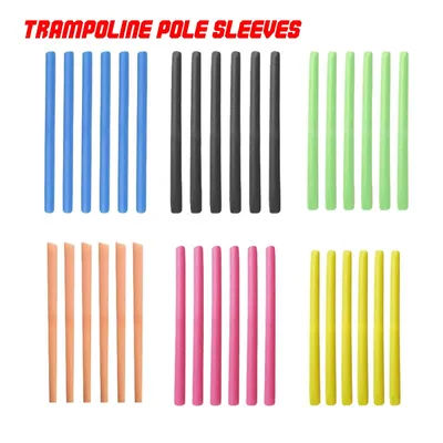 6 Pieces Trampoline Enclosure Pole Foam Sleeves Padding Foam for Tubing Tube,Children Trampoline Foam Pole Covers Accessories