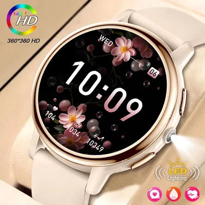 LIGE New 1.26 inch Screen Smart Watch Women IP68 Waterproof Sport Women’s Health Monitor Watches Bluetooth Call women Smartwatch