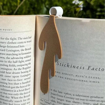 Funny Bookmark Spilled Coffee Bookmark Corner Marker Gift for Kid Students Reading Bookmarks