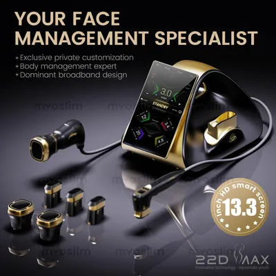 Portable 22D 2-in-1 MAX Ultra 360 Facial lift, Dual handle Skin Tightening Machine, 3D Body Shaping Machine