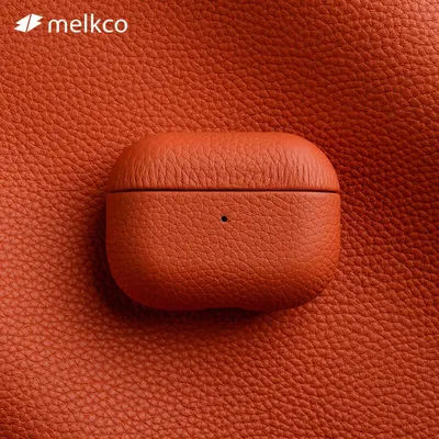 Melkco Premium Genuine Leather Case for Apple AirPods Pro 1 2 3 AirPods 3 4 Generation Bluetooth Headset Headphone Protect Cover