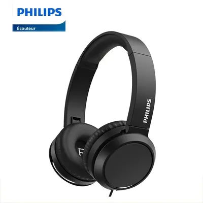 Philips TAH4105 filaire 3.5mm écouteur de jeu HiFi stéréo pliant pratique casque cours en ligne éducation apprentissage casque
