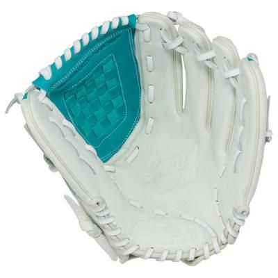 Rawlings Shut Out Series 12" Basket Web Fastpitch Softball Glove - Right Hand Throw White/Green