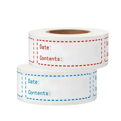 Label paper 1 x 3 inches 250 stickers kitchen food date refrigerator freezer