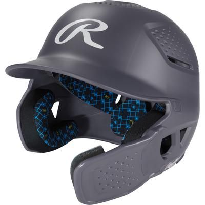 Rawlings RX2 Reverse Matte Senior Batting Helmet Graphite