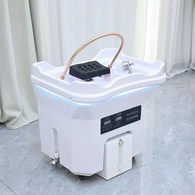 2025 Head Spa Bed Shampoo Chair Hair Salon Furniture Countercurrent Flush Portable Beauty Salon Massage Spa Center Equipment