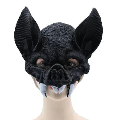 2025 masques d'Halloween effrayants de vampire accessoires de carnaval effrayants masques de cosplay maléfiques masque de chauve-souris d'Halloween couverture faciale de chauve-souris masque de Mardi