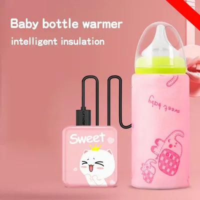 Universal Baby Bottle Warmer Water Formula Milk Warmer Baby Bag USB Nursing Bottle Heater Portable Thermal Bag for Travel
