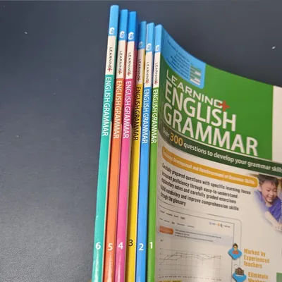 Learning English Singapore's Grammar Book 1-6 Grade Sap Workbook Geniebook Primary School 8-12 Year Student Homework