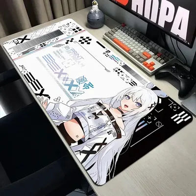 Tapis de souris CSGO Anime PrintStream pour joueurs de jeux, grand tapis de souris 400x900, tapis de bureau antidérapant en caoutchouc pour gamer, design professionnel