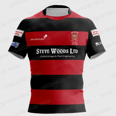 Barrow Raiders 2025 Adult 150th Anniversary Rugby Jersey UK Football Shirt Heritage Limited Edition Men Sportswear